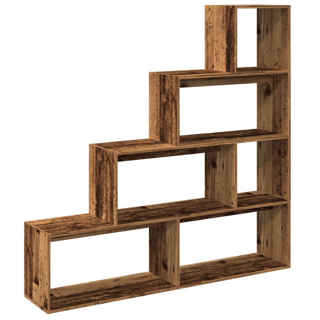 vidaXL Βιβλιοθήκη/Διαχωριστικό Χώρου 4 Επ. 143,5x29x143,5 εκ. Επ. Ξύλο