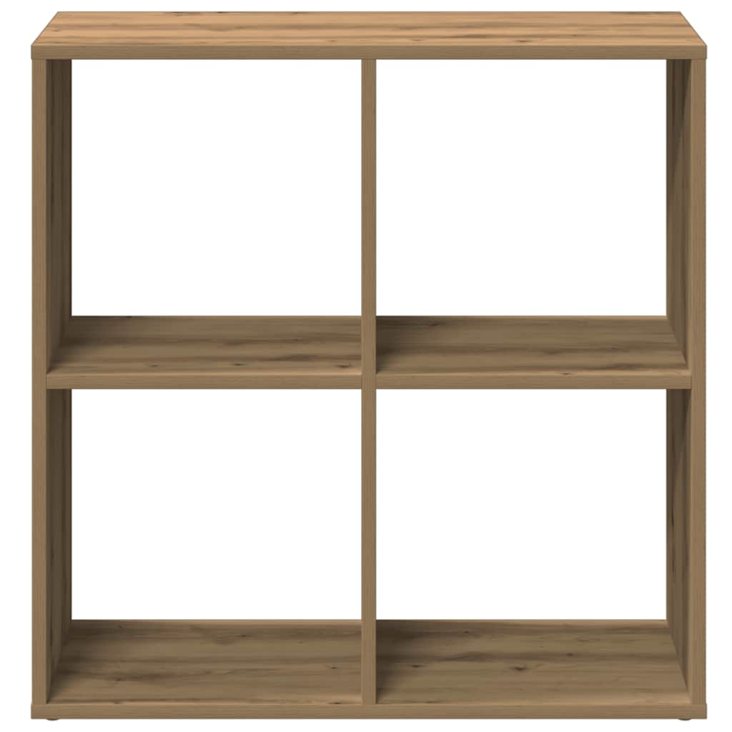 vidaXL Βιβλιοθήκη/Διαχωριστικό Χώρου Δρυς 69,5x29x69,5 εκ. Επεξ. Ξύλο