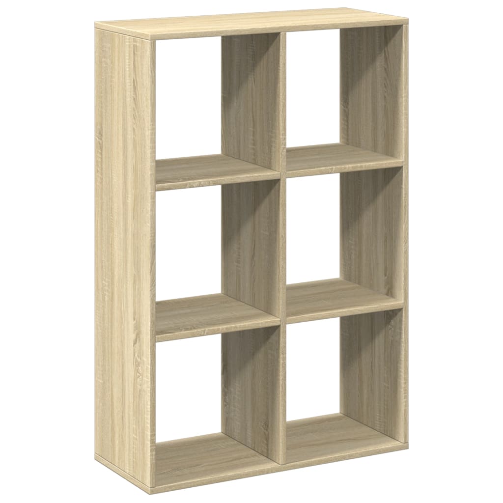 vidaXL Βιβλιοθήκη/Διαχωριστικό Χώρου Δρυς 69,5x29x103,5 εκ. Επεξ. Ξύλο