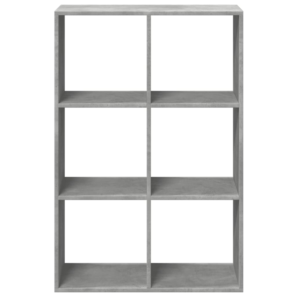 vidaXL Βιβλιοθήκη/Διαχωριστικό Χώρου Γκρι 69,5x29x103,5 εκ. Επεξ. Ξύλο