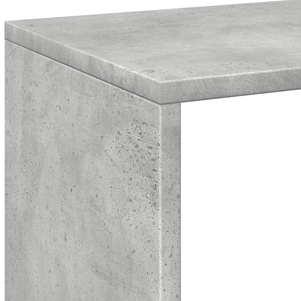 vidaXL Βιβλιοθήκη/Διαχωριστικό Χώρου Γκρι 69,5x29x103,5 εκ. Επεξ. Ξύλο