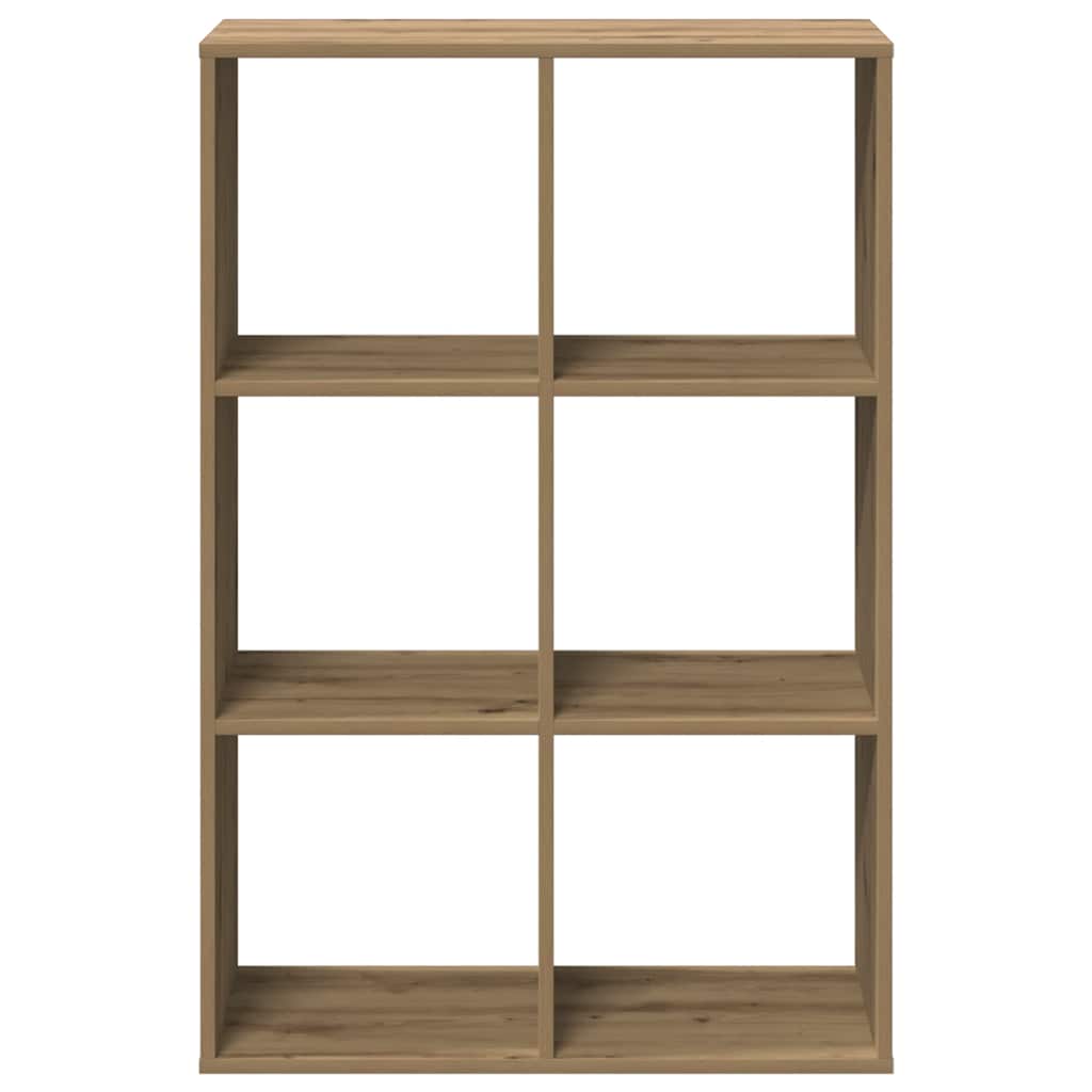 vidaXL Βιβλιοθήκη/Διαχωριστικό Χώρου Δρυς 69,5x29x103,5 εκ. Επεξ. Ξύλο
