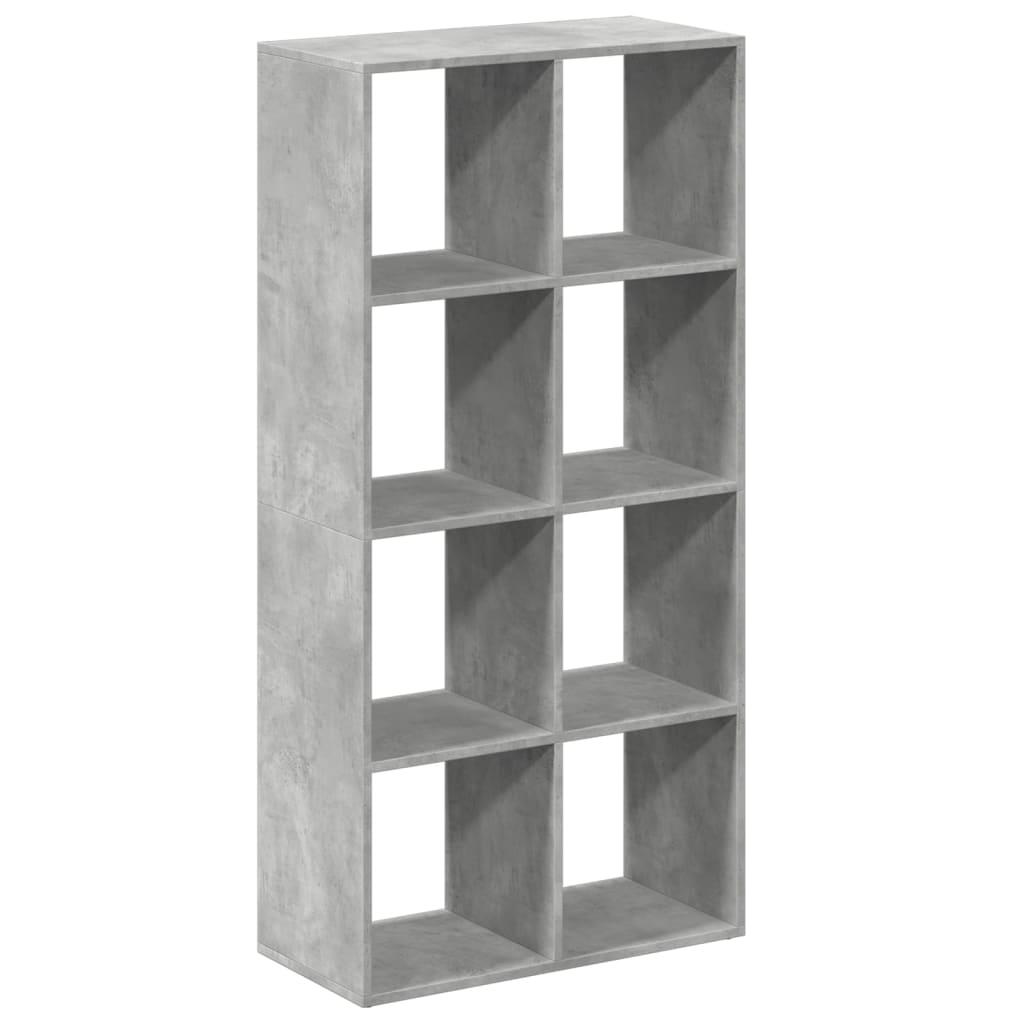 vidaXL Βιβλιοθήκη/Διαχωριστικό Χώρου Γκρι 69,5x29x137,5εκ. Επεξ. Ξύλο