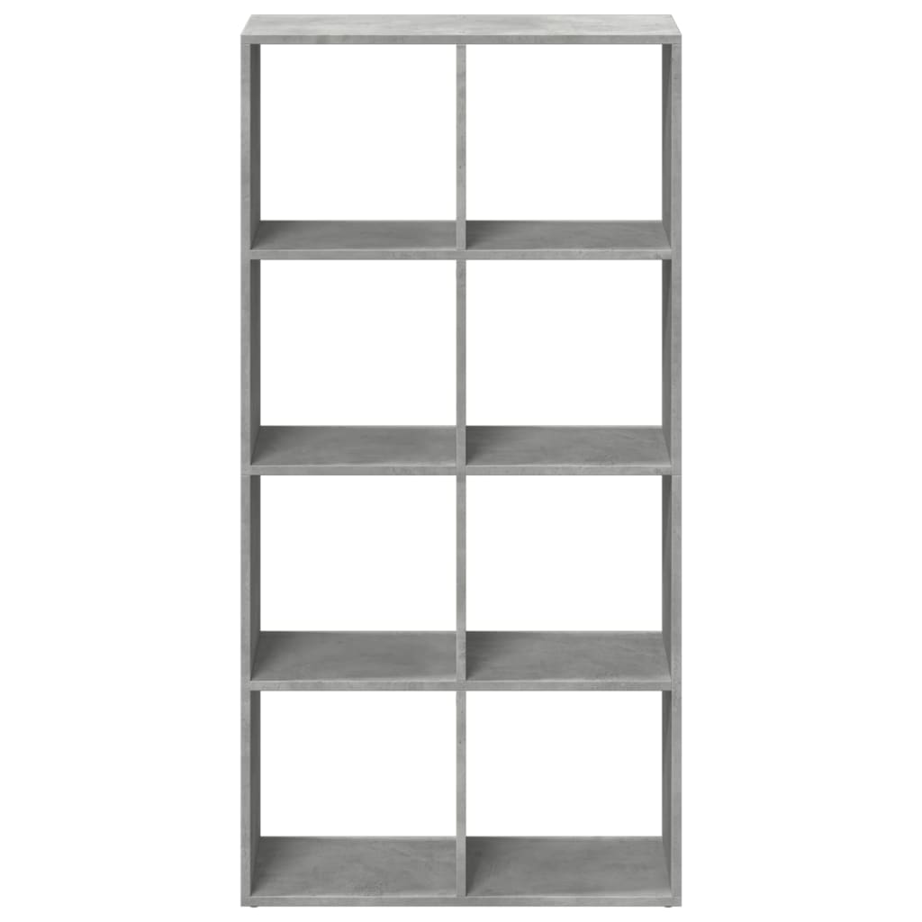 vidaXL Βιβλιοθήκη/Διαχωριστικό Χώρου Γκρι 69,5x29x137,5εκ. Επεξ. Ξύλο
