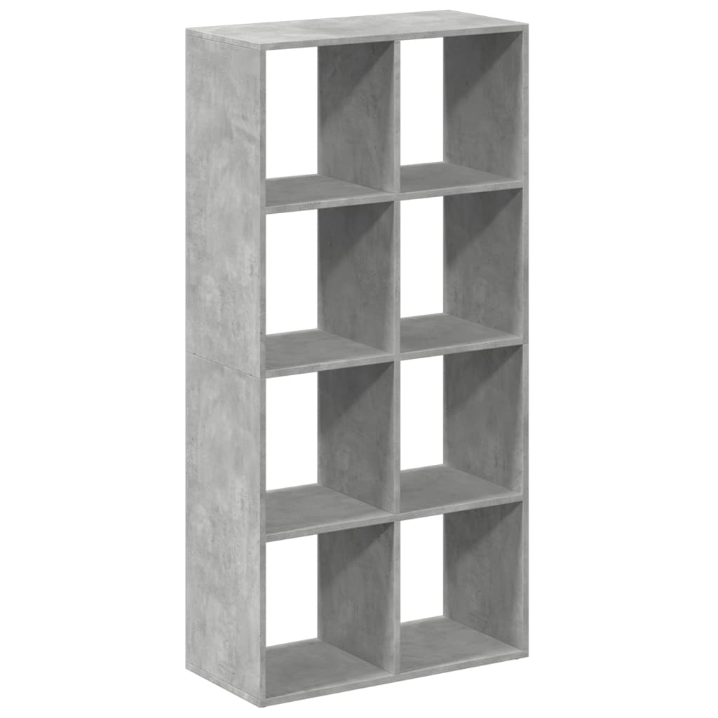 vidaXL Βιβλιοθήκη/Διαχωριστικό Χώρου Γκρι 69,5x29x137,5εκ. Επεξ. Ξύλο