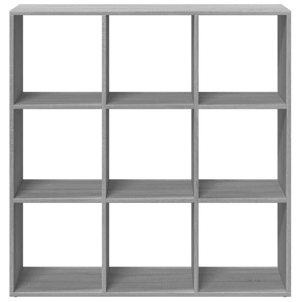 vidaXL Βιβλιοθήκη/Διαχωριστικό Χώρου Γκρι 102x29x103,5 εκ. Επεξ. Ξύλο