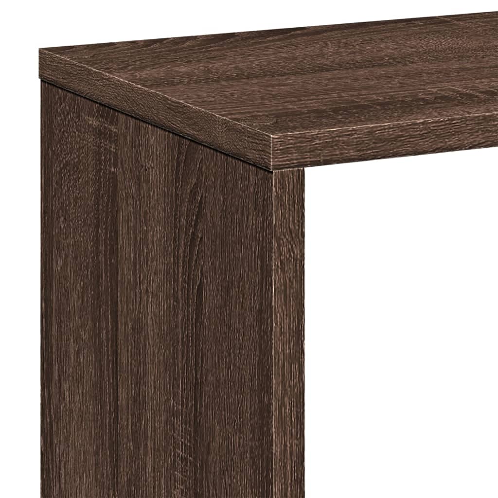 vidaXL Βιβλιοθήκη/Διαχωριστικό Χώρου Δρυς 67x25x161,5 εκ. Επεξ. Ξύλο