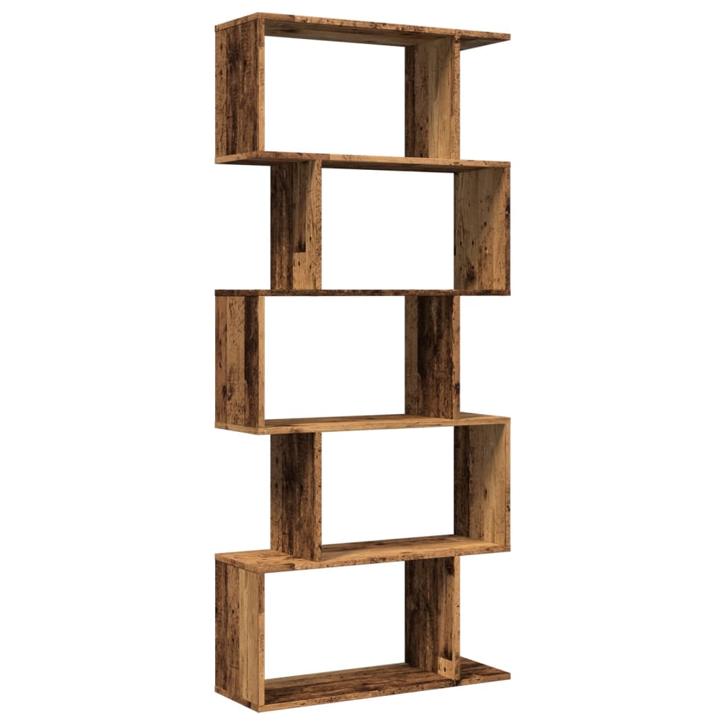 vidaXL Βιβλιοθήκη/Διαχωριστικό Χώρου 5 Επ. 70x24x161εκ. Επ. Ξύλο