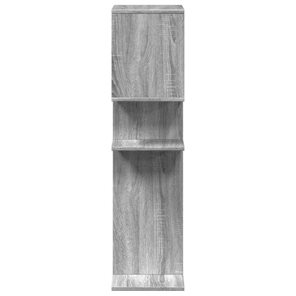 vidaXL Βιβλιοθήκη/Διαχωριστικό Χώρου Γκρι 92x29x112 εκ. Επεξ. Ξύλο