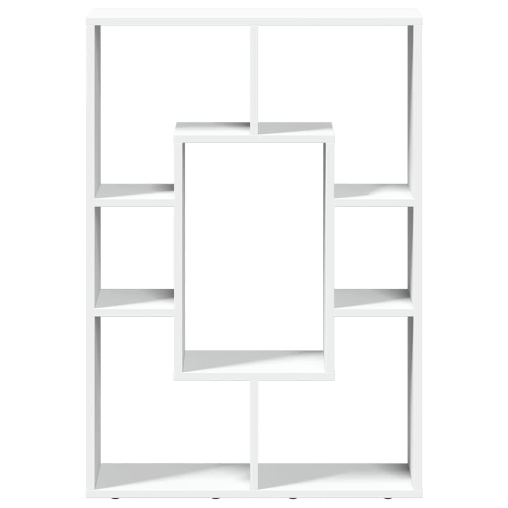 vidaXL Βιβλιοθήκη Λευκή 63x20x90 εκ. από Επεξεργασμένο Ξύλο
