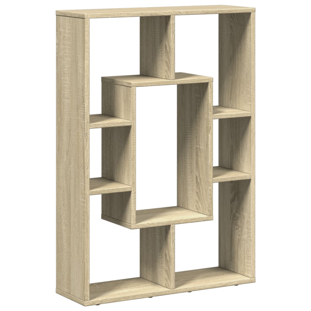 vidaXL Βιβλιοθήκη Sonoma Δρυς 63x20x90 εκ. από Επεξεργασμένο Ξύλο