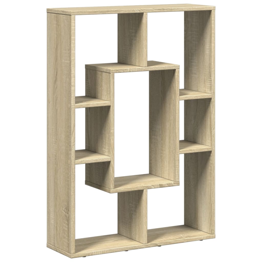 vidaXL Βιβλιοθήκη Sonoma Δρυς 63x20x90 εκ. από Επεξεργασμένο Ξύλο