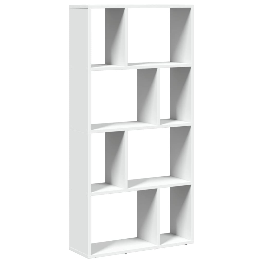 vidaXL Βιβλιοθήκη Λευκή 60x20x120 εκ. από Επεξεργασμένο Ξύλο