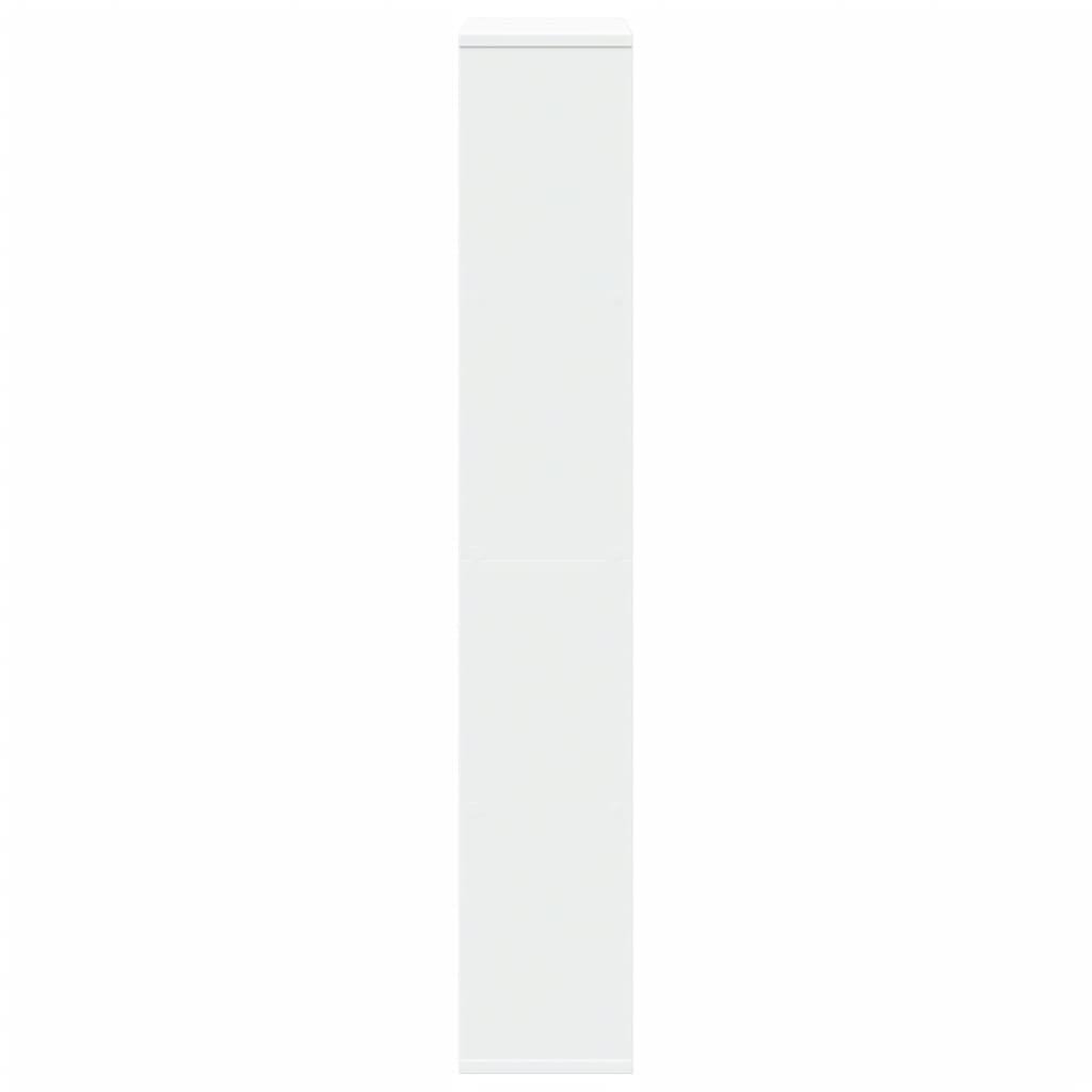 vidaXL Βιβλιοθήκη Λευκή 60x20x120 εκ. από Επεξεργασμένο Ξύλο