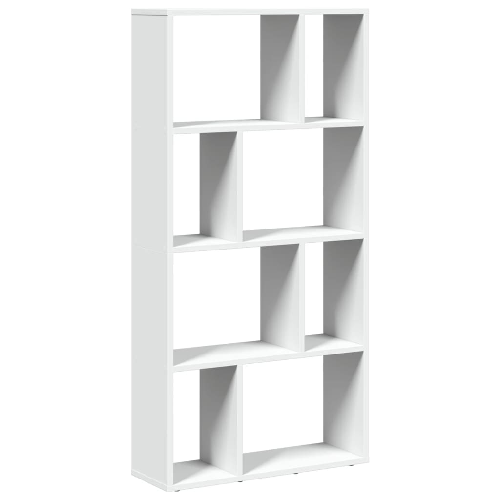 vidaXL Βιβλιοθήκη Λευκή 60x20x120 εκ. από Επεξεργασμένο Ξύλο