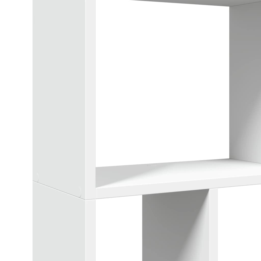 vidaXL Βιβλιοθήκη Λευκή 60x20x120 εκ. από Επεξεργασμένο Ξύλο