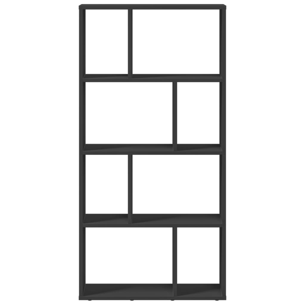 vidaXL Βιβλιοθήκη Μαύρη 60x20x120 εκ. από Επεξεργασμένο Ξύλο