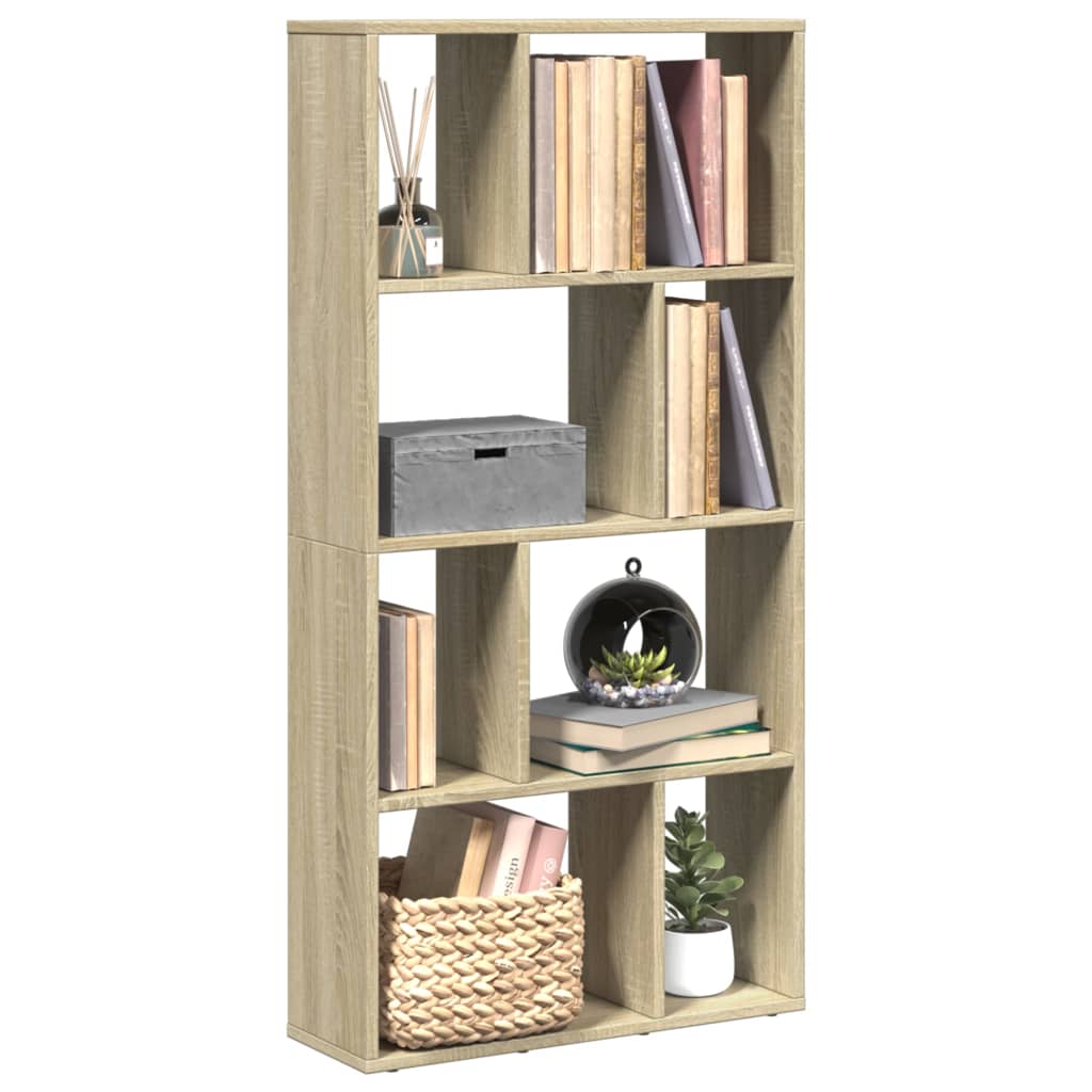 vidaXL Βιβλιοθήκη Sonoma Δρυς 60x20x120 εκ. από Επεξεργασμένο Ξύλο