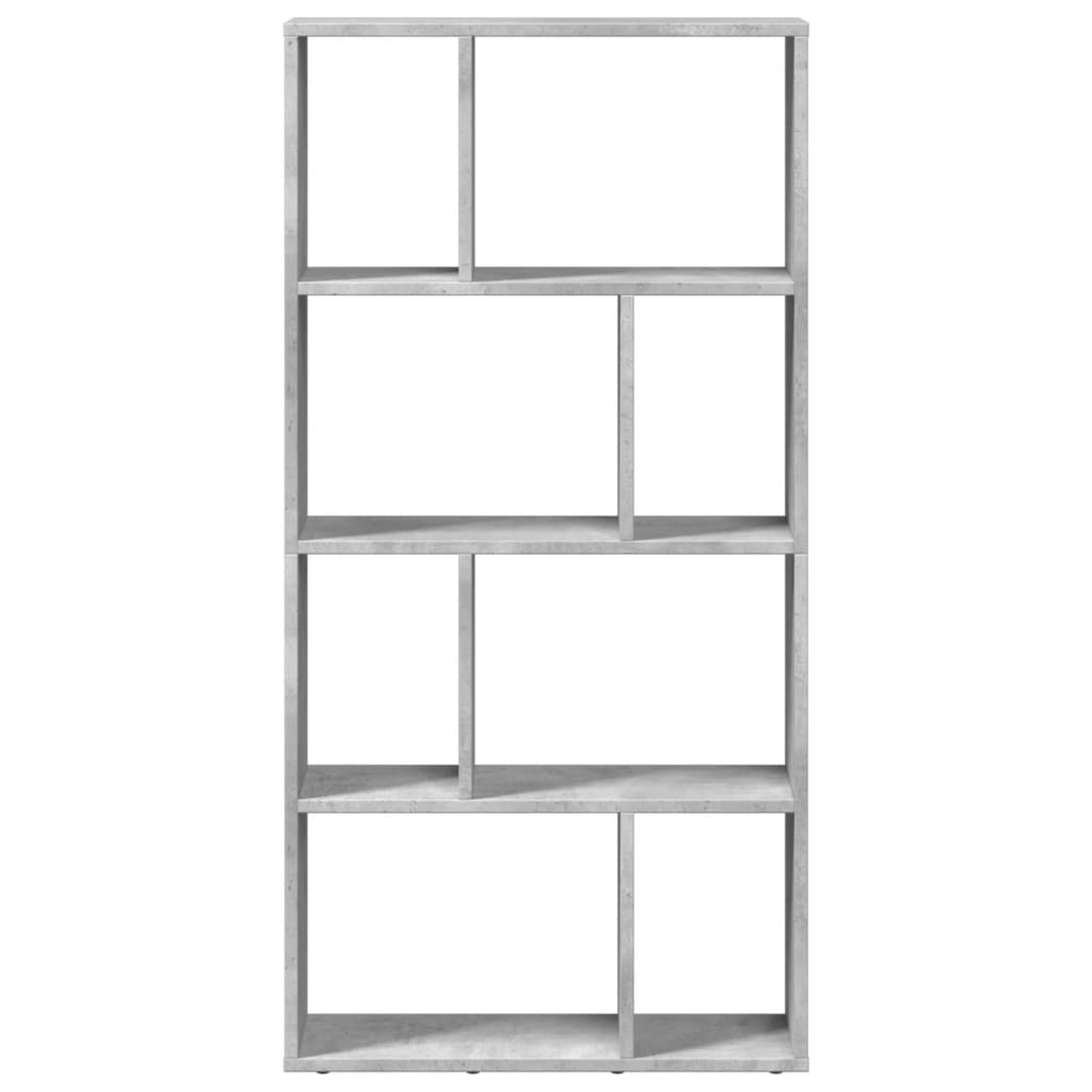vidaXL Βιβλιοθήκη Γκρι Σκυροδέματος 60x20x120 εκ. Επεξεργ. Ξύλο