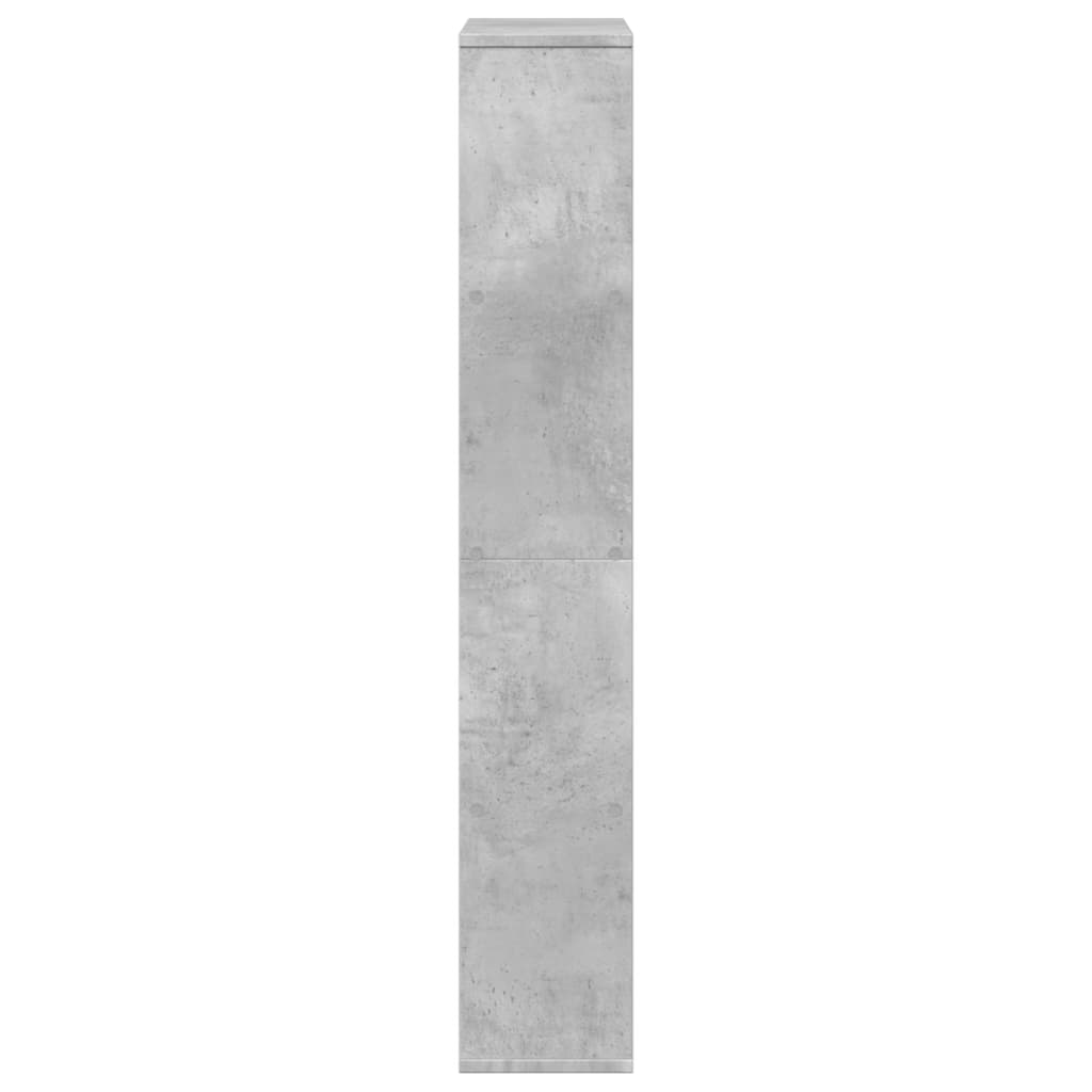 vidaXL Βιβλιοθήκη Γκρι Σκυροδέματος 60x20x120 εκ. Επεξεργ. Ξύλο