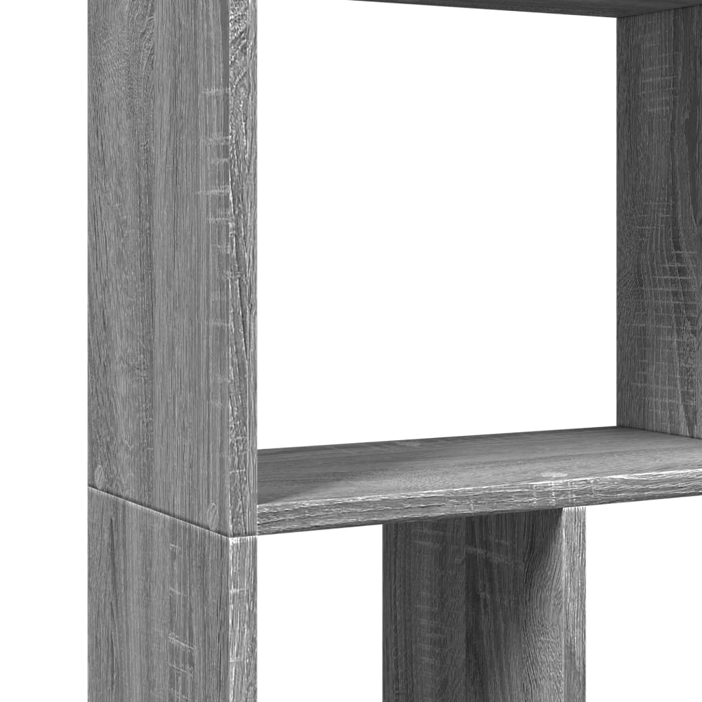 vidaXL Βιβλιοθήκη Γκρι Sonoma 60x20x120 εκ. από Επεξεργ. Ξύλο