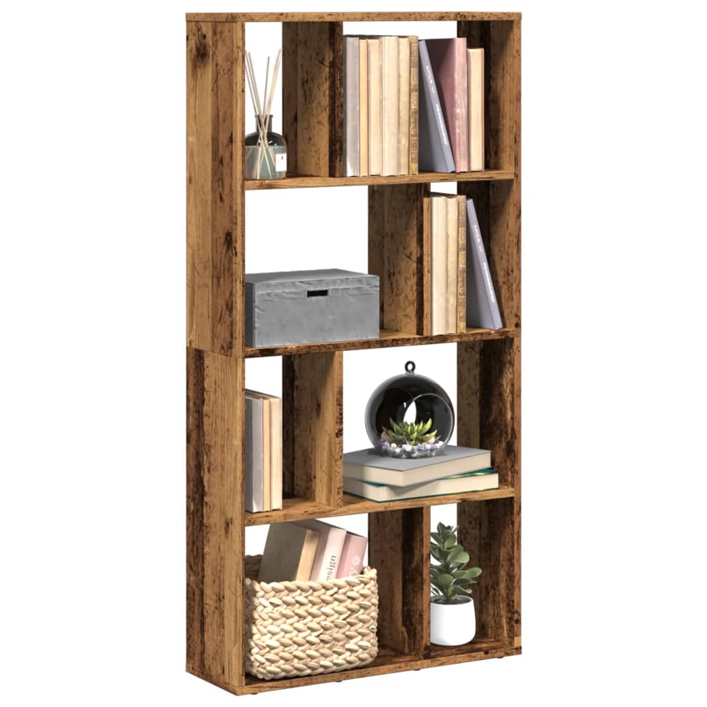 vidaXL Βιβλιοθήκη Όψη Παλαιού Ξύλου 60x20x120 εκ. Επεξεργασμένο Ξύλο