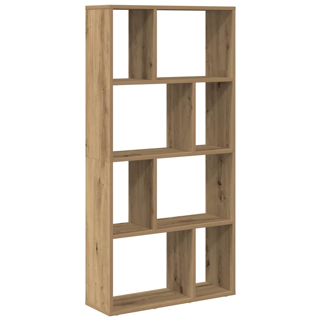 vidaXL Βιβλιοθήκη Αρτισιανή Δρυς 60x20x120 εκ. από Επεξεργασμένο Ξύλο