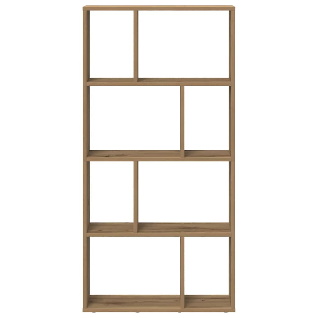 vidaXL Βιβλιοθήκη Αρτισιανή Δρυς 60x20x120 εκ. από Επεξεργασμένο Ξύλο