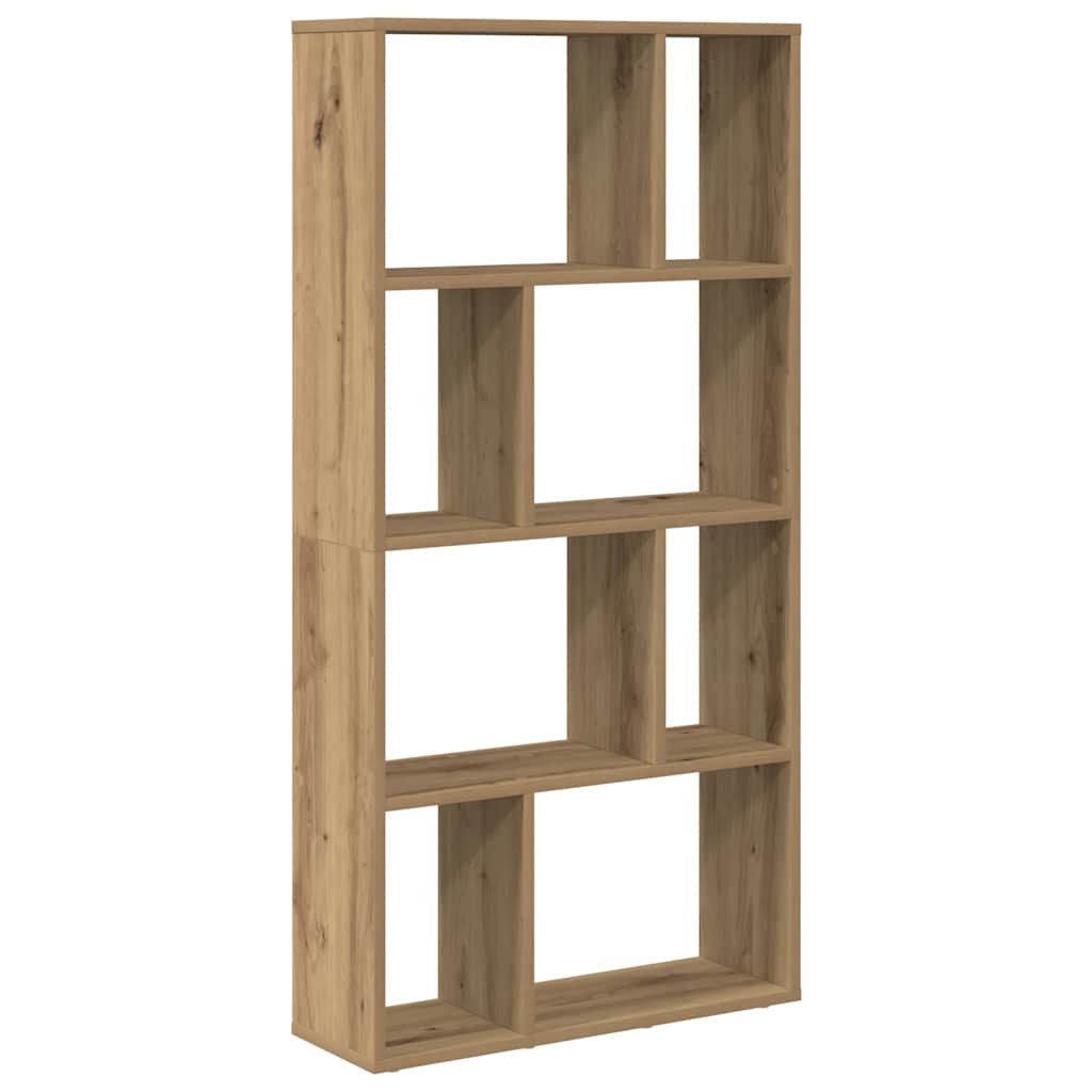 vidaXL Βιβλιοθήκη Αρτισιανή Δρυς 60x20x120 εκ. από Επεξεργασμένο Ξύλο