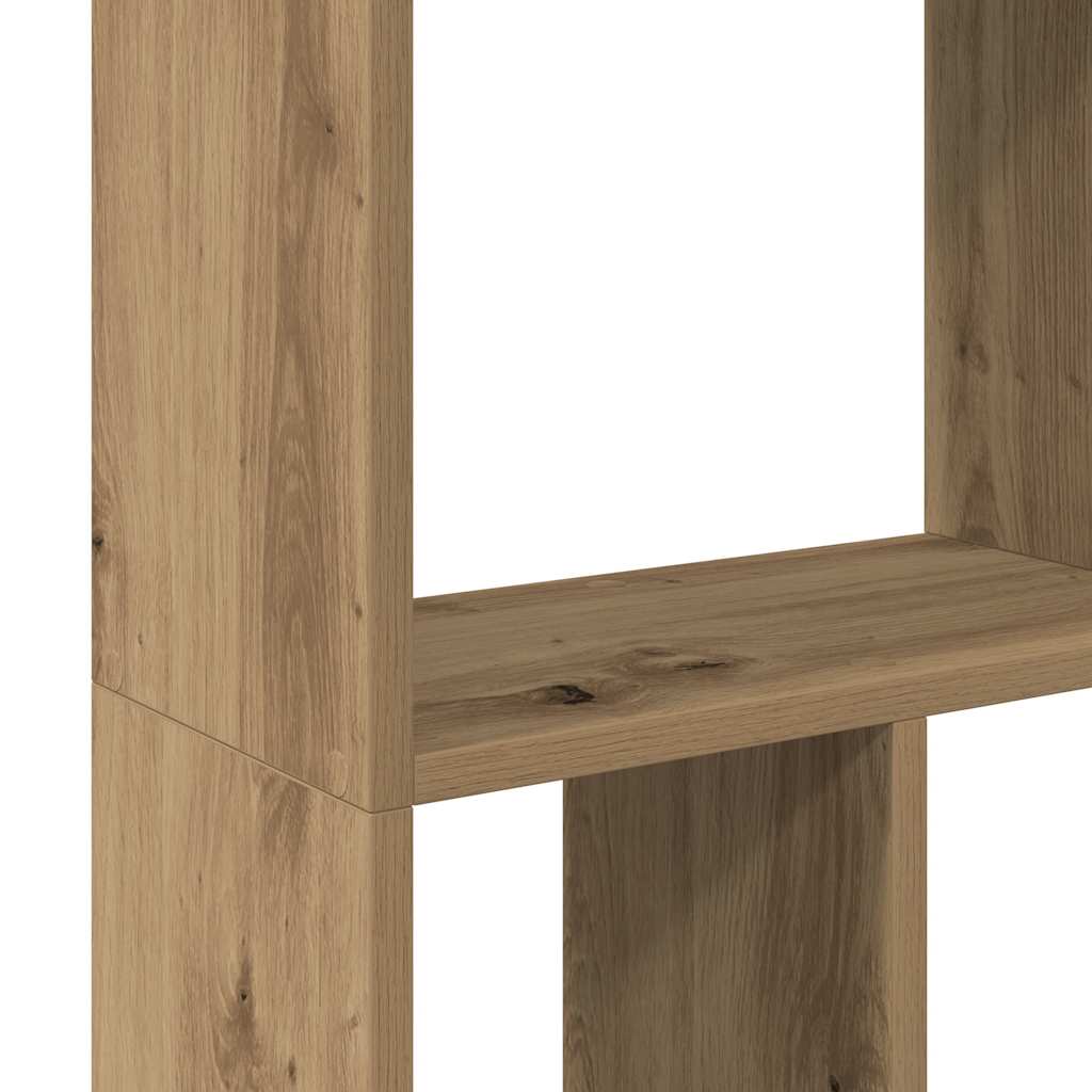 vidaXL Βιβλιοθήκη Αρτισιανή Δρυς 60x20x120 εκ. από Επεξεργασμένο Ξύλο