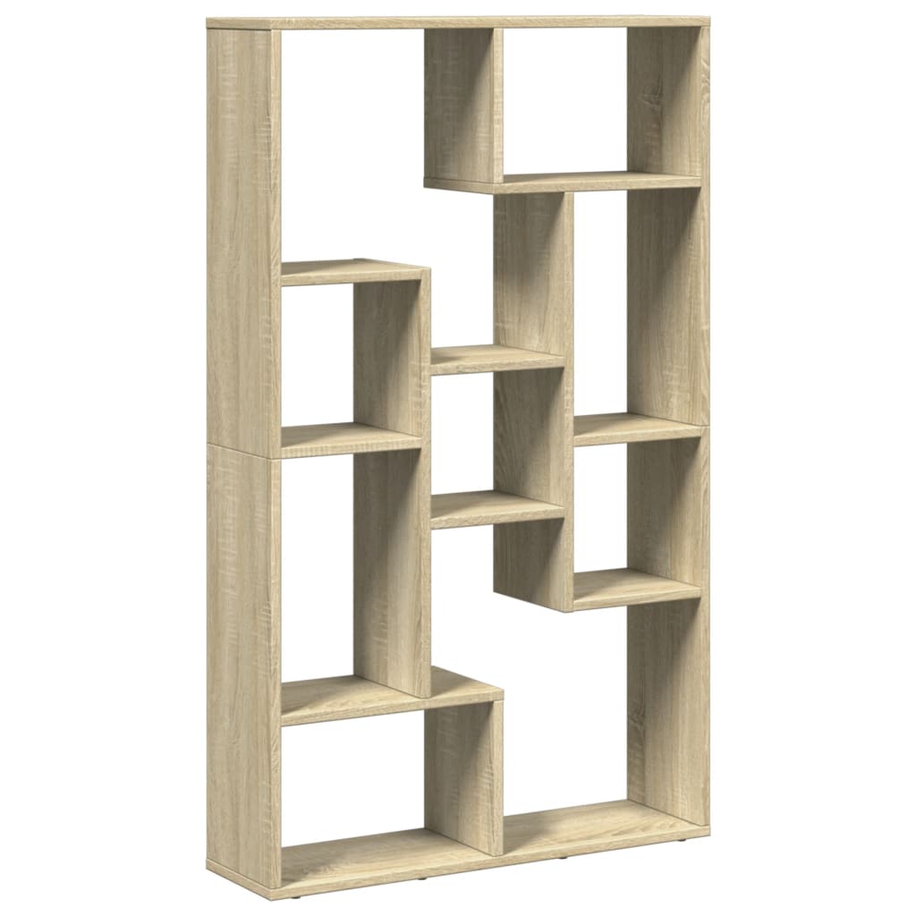 vidaXL Βιβλιοθήκη Sonoma Δρυς 72x20x120 εκ. από Επεξεργασμένο Ξύλο