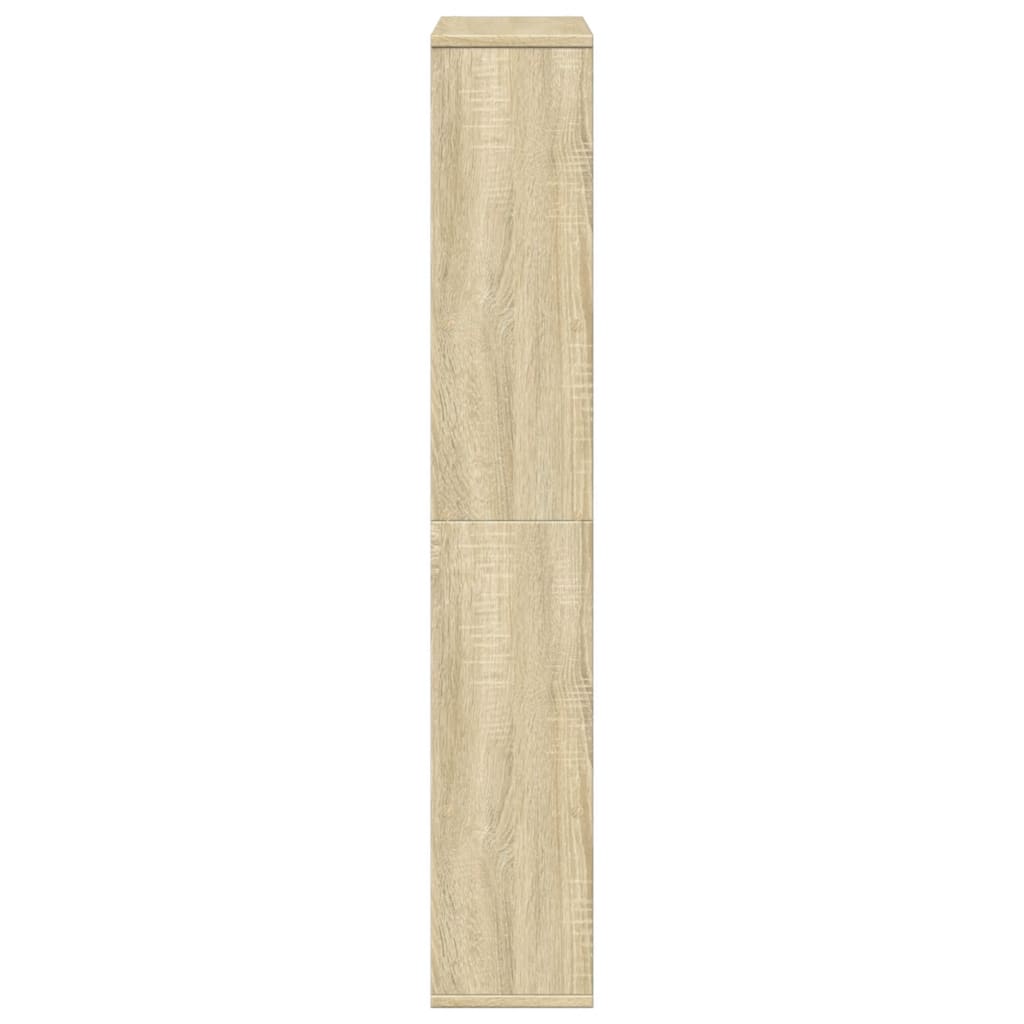 vidaXL Βιβλιοθήκη Sonoma Δρυς 72x20x120 εκ. από Επεξεργασμένο Ξύλο