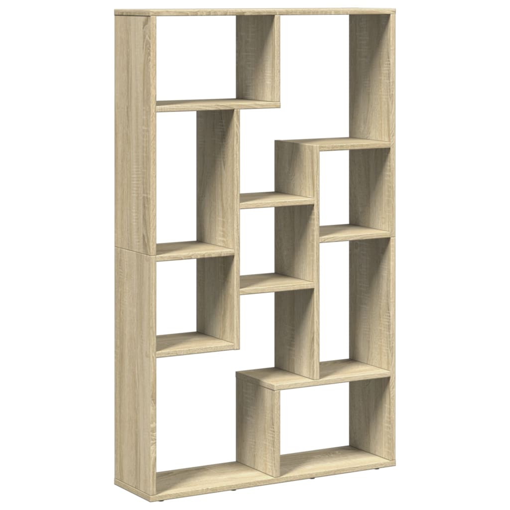vidaXL Βιβλιοθήκη Sonoma Δρυς 72x20x120 εκ. από Επεξεργασμένο Ξύλο