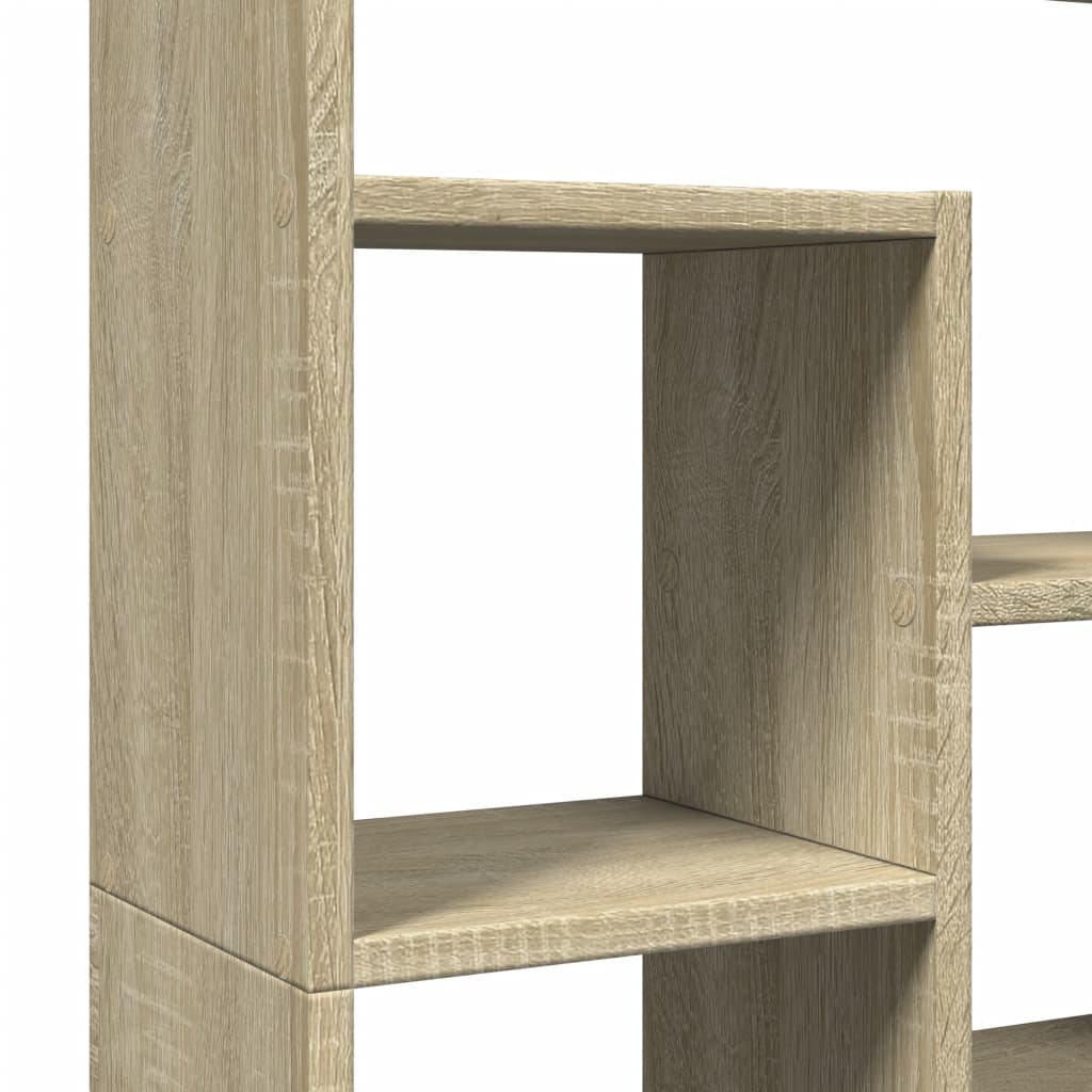 vidaXL Βιβλιοθήκη Sonoma Δρυς 72x20x120 εκ. από Επεξεργασμένο Ξύλο