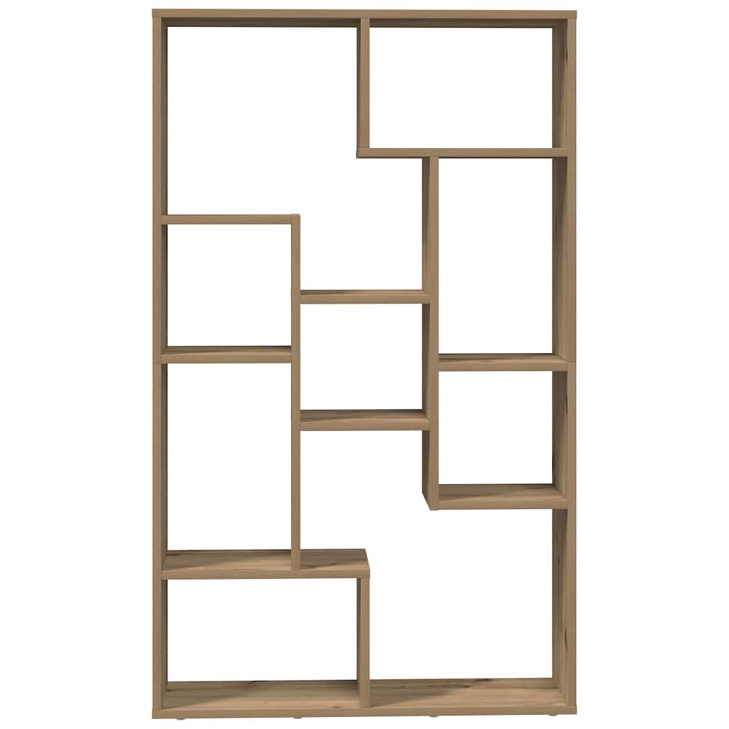 vidaXL Βιβλιοθήκη Αρτισιανή Δρυς 72x20x120,5 εκ. από Επεξεργασμένο Ξύλο