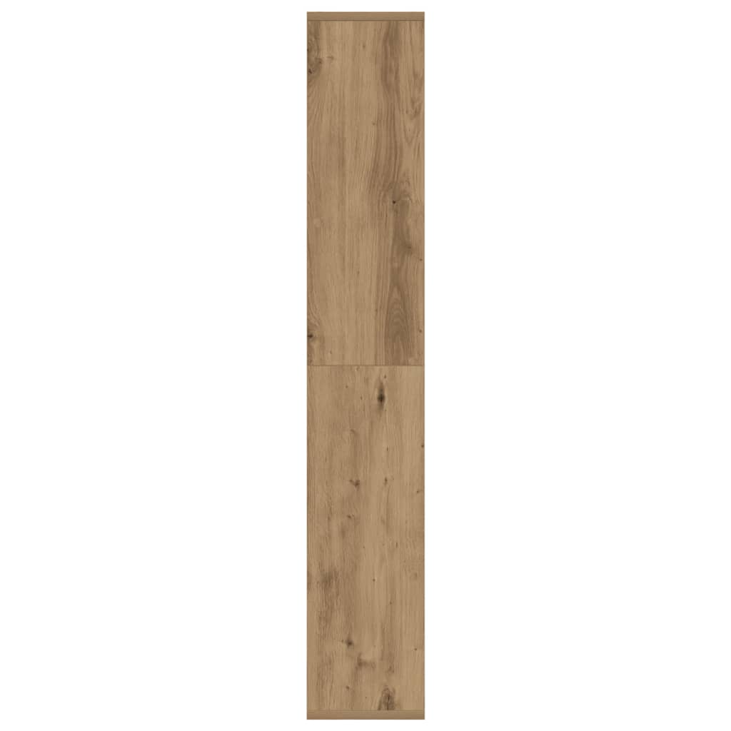 vidaXL Βιβλιοθήκη Αρτισιανή Δρυς 72x20x120 εκ. από Επεξεργασμένο Ξύλο