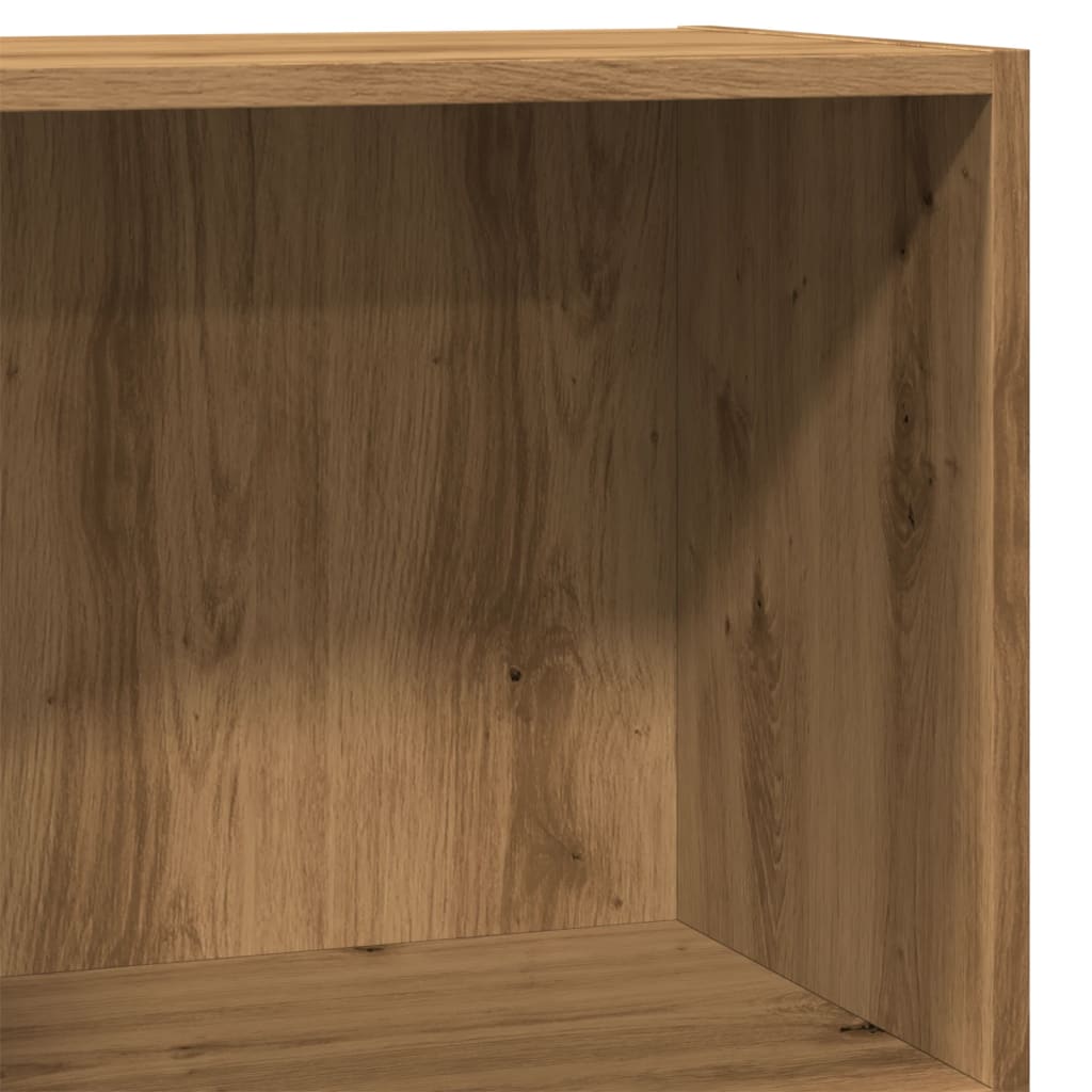 vidaXL Βιβλιοθήκη Αρτισιανή Δρυς 40x24x76 εκ. από Επεξεργασμένο Ξύλο