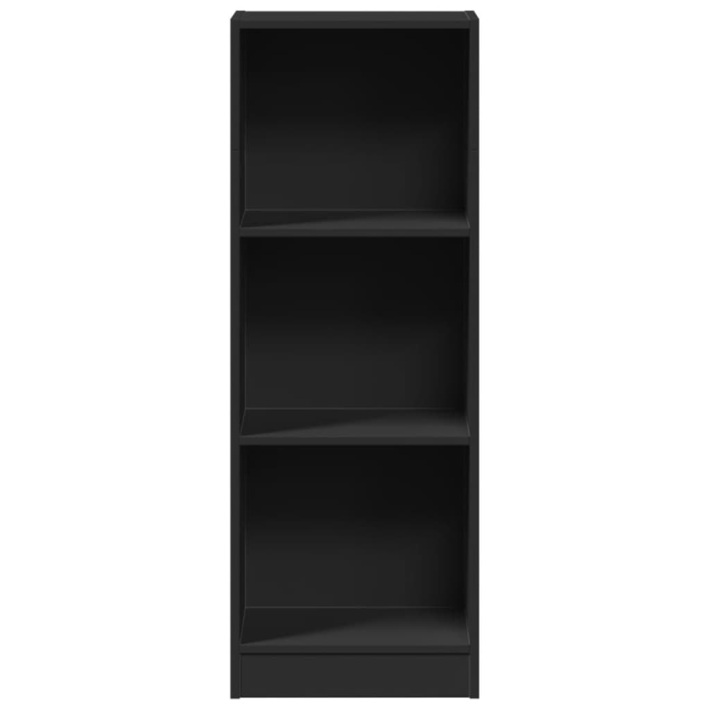 vidaXL Βιβλιοθήκη Μαύρο 40x24x109 εκ. από Επεξεργασμένο Ξύλο
