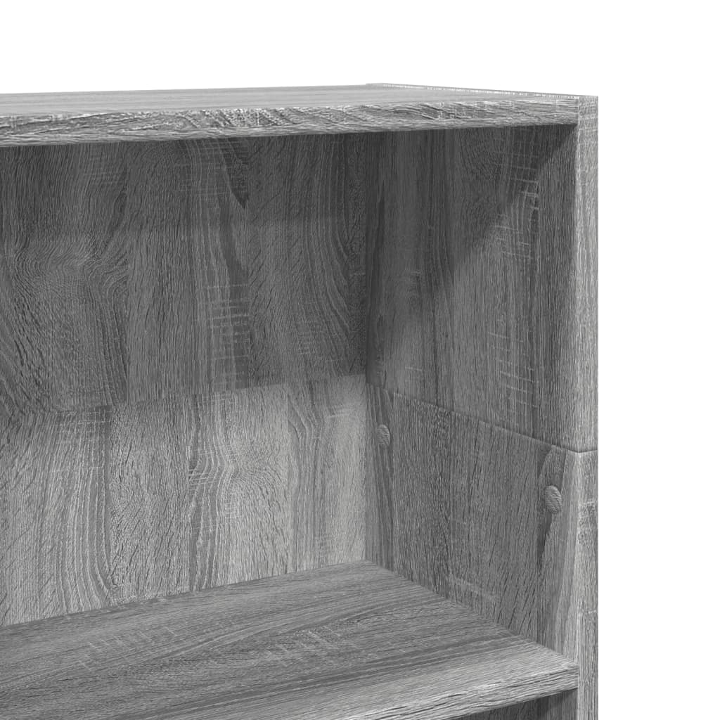 vidaXL Βιβλιοθήκη Γκρι Sonoma 40x24x109 εκ. από Επεξεργασμένο Ξύλο