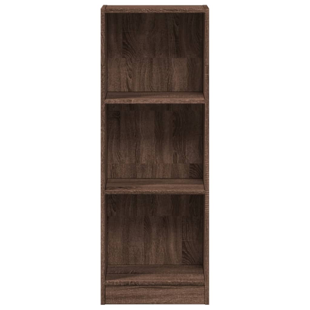 vidaXL Βιβλιοθήκη Καφέ Δρυς 40x24x109 εκ. από Επεξεργασμένο Ξύλο