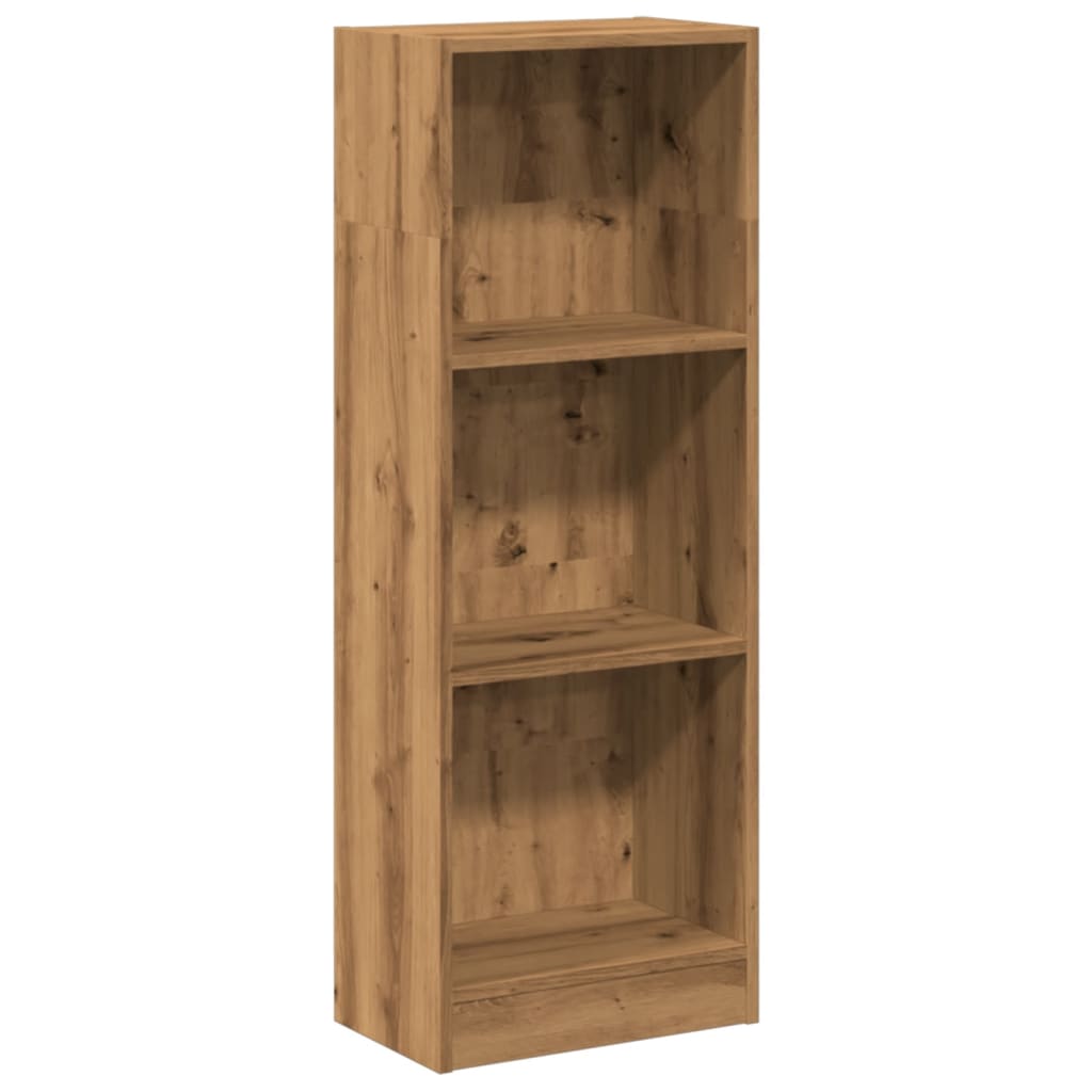 vidaXL Βιβλιοθήκη Αρτισιανή Δρυς 40x24x109 εκ. από Επεξεργασμένο Ξύλο