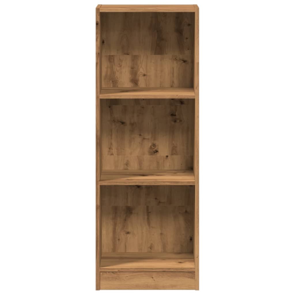 vidaXL Βιβλιοθήκη Αρτισιανή Δρυς 40x24x109 εκ. από Επεξεργασμένο Ξύλο