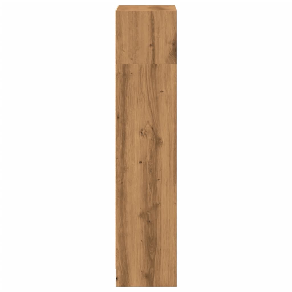 vidaXL Βιβλιοθήκη Αρτισιανή Δρυς 40x24x109 εκ. από Επεξεργασμένο Ξύλο