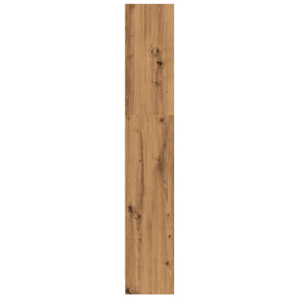 vidaXL Βιβλιοθήκη Αρτισιανή Δρυς 40x24x143 εκ. από Επεξεργασμένο Ξύλο