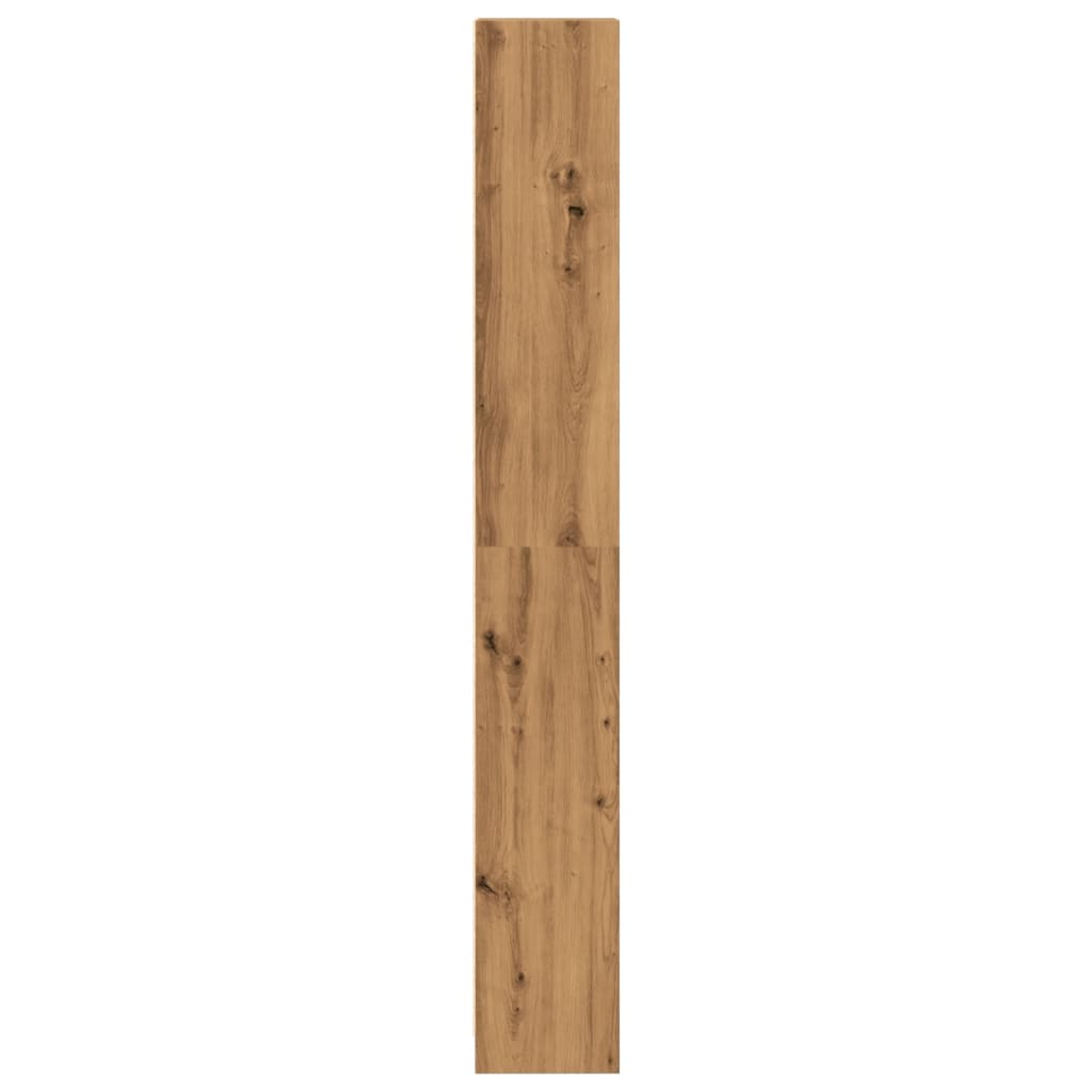 vidaXL Βιβλιοθήκη Αρτισιανή Δρυς 40x24x176 εκ. από Επεξεργασμένο Ξύλο