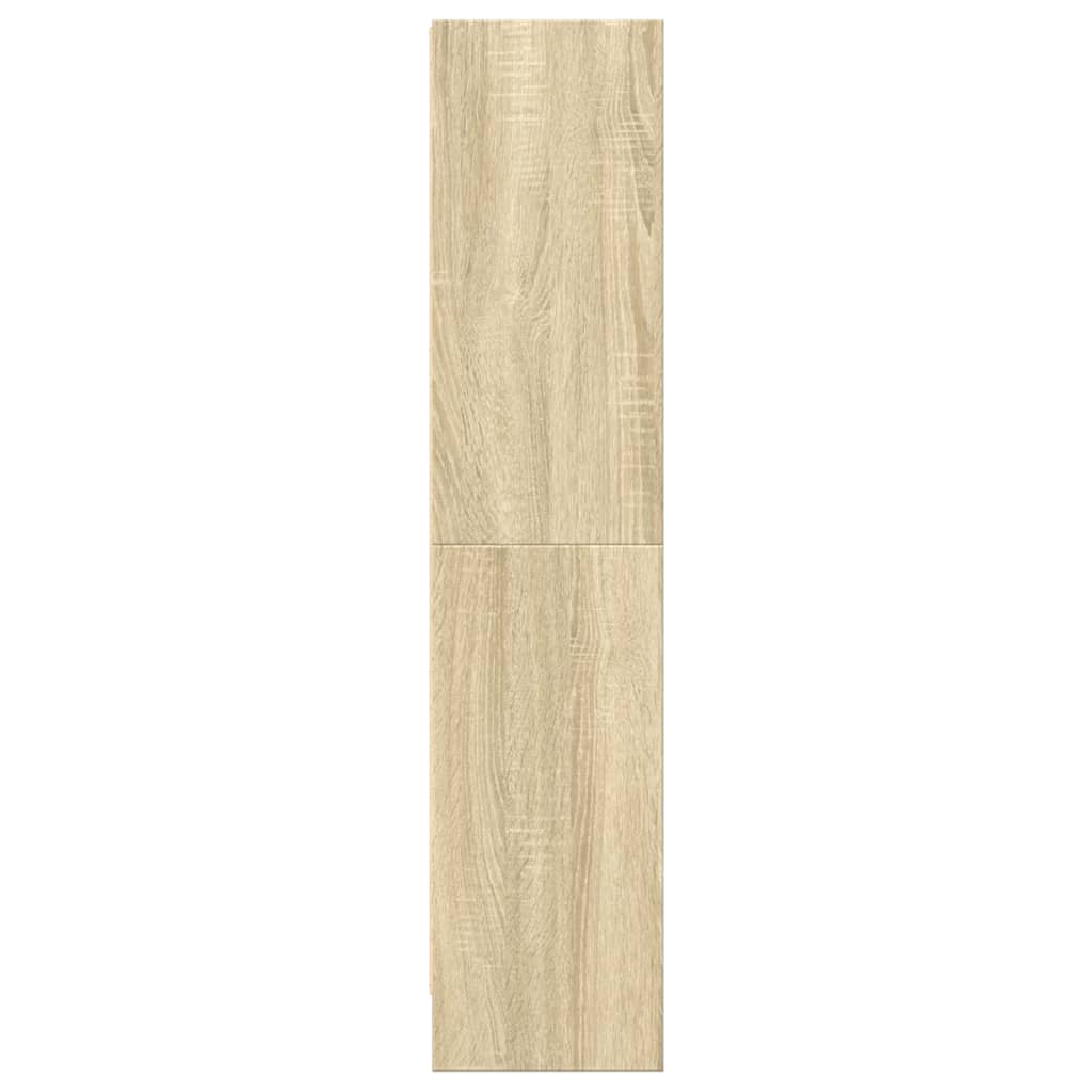 vidaXL Βιβλιοθήκη Sonoma Δρυς 60x24x109 εκ. από Επεξεργασμένο Ξύλο
