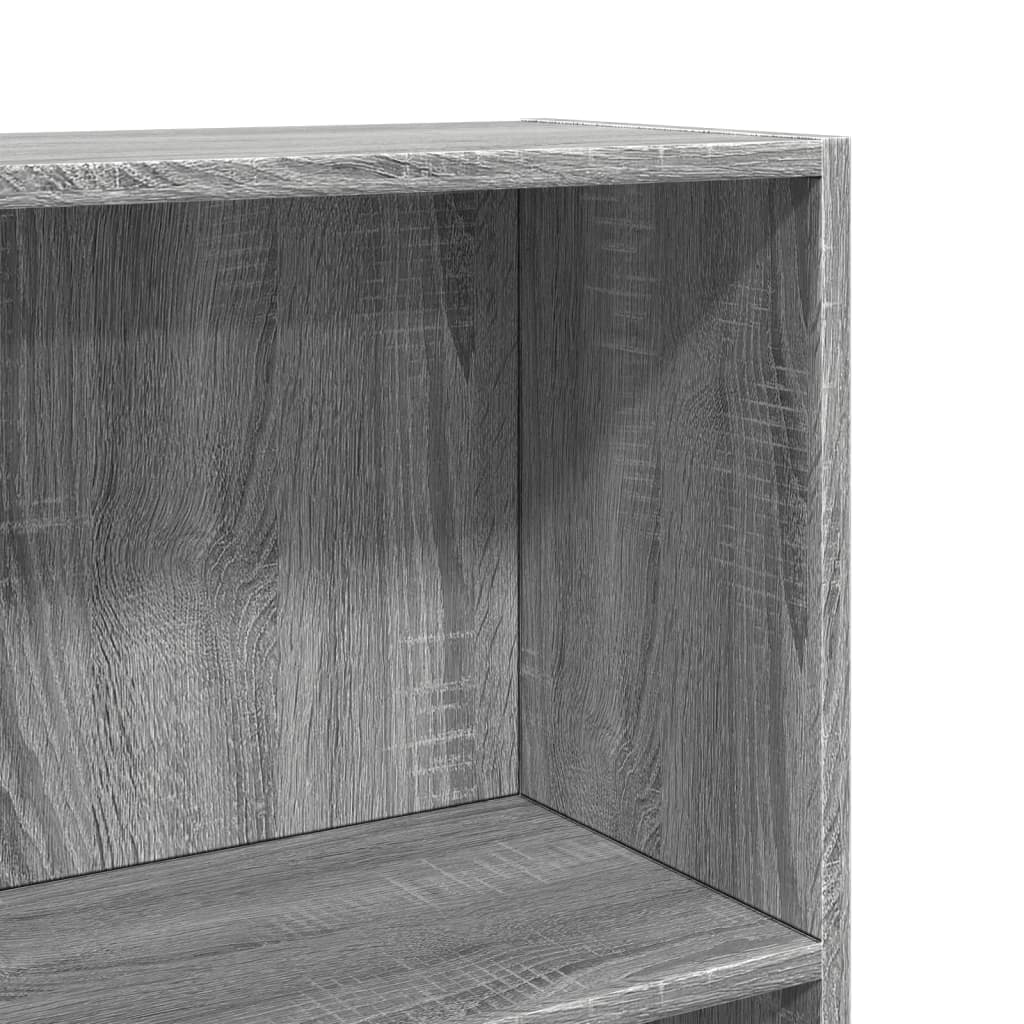 vidaXL Βιβλιοθήκη Γκρι Sonoma 60x24x109 εκ. από Επεξεργ. Ξύλο