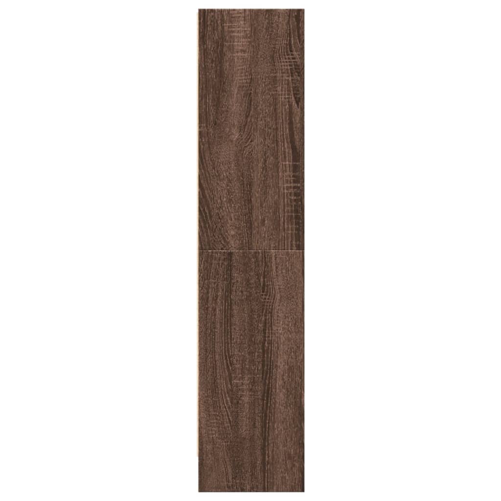 vidaXL Βιβλιοθήκη Καφέ Δρυς 60x24x109 εκ. από Επεξεργασμένο Ξύλο