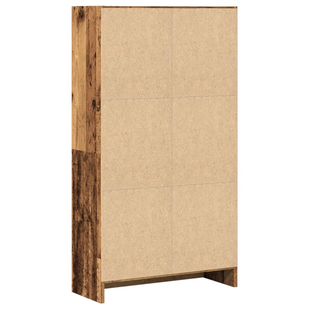 vidaXL Βιβλιοθήκη Όψη Παλαιού Ξύλου 60x24x109 εκ. Επεξεργασμένο Ξύλο