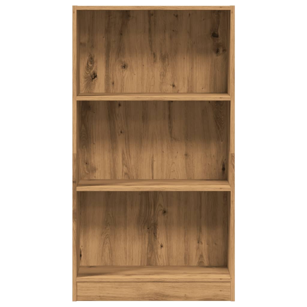 vidaXL Βιβλιοθήκη Αρτισιανή Δρυς 60x24x109 εκ. από Επεξεργασμένο Ξύλο